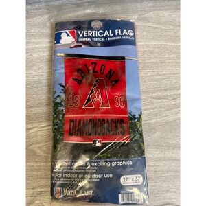 WinCraft Arizona Diamondbacks MLB Vertical Flag 27x37 Indoor Outdoor Banner NEW